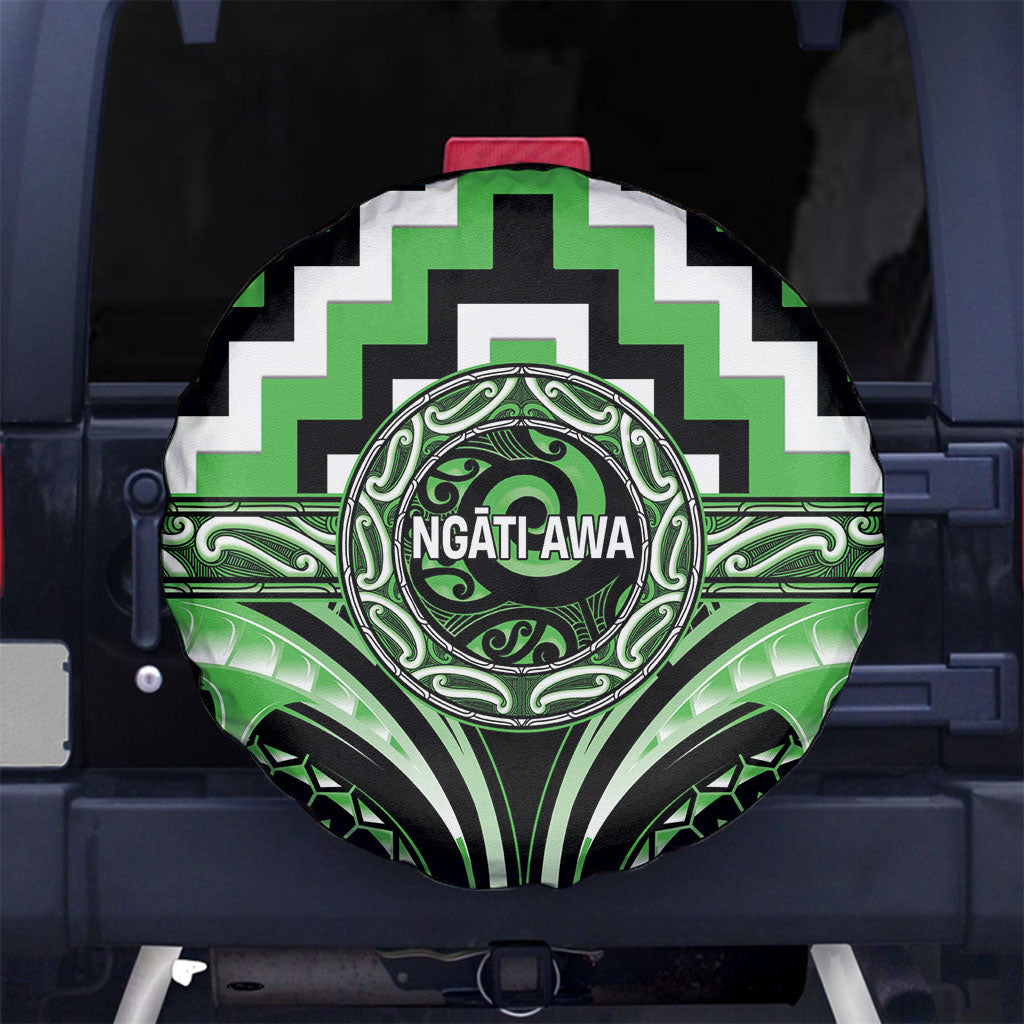Aotearoa Ngati Awa Spare Tire Cover Maori Iwi Poutama Puhoro Tattoo