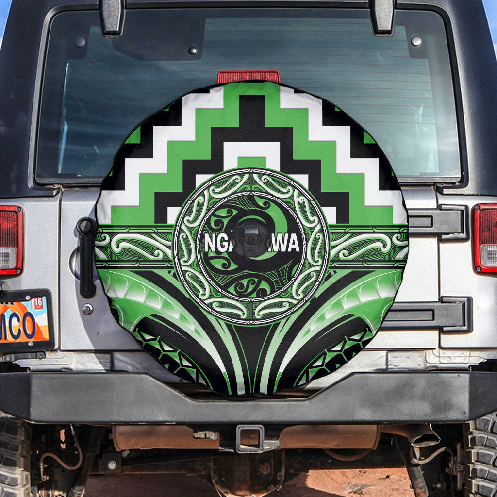 Aotearoa Ngati Awa Spare Tire Cover Maori Iwi Poutama Puhoro Tattoo