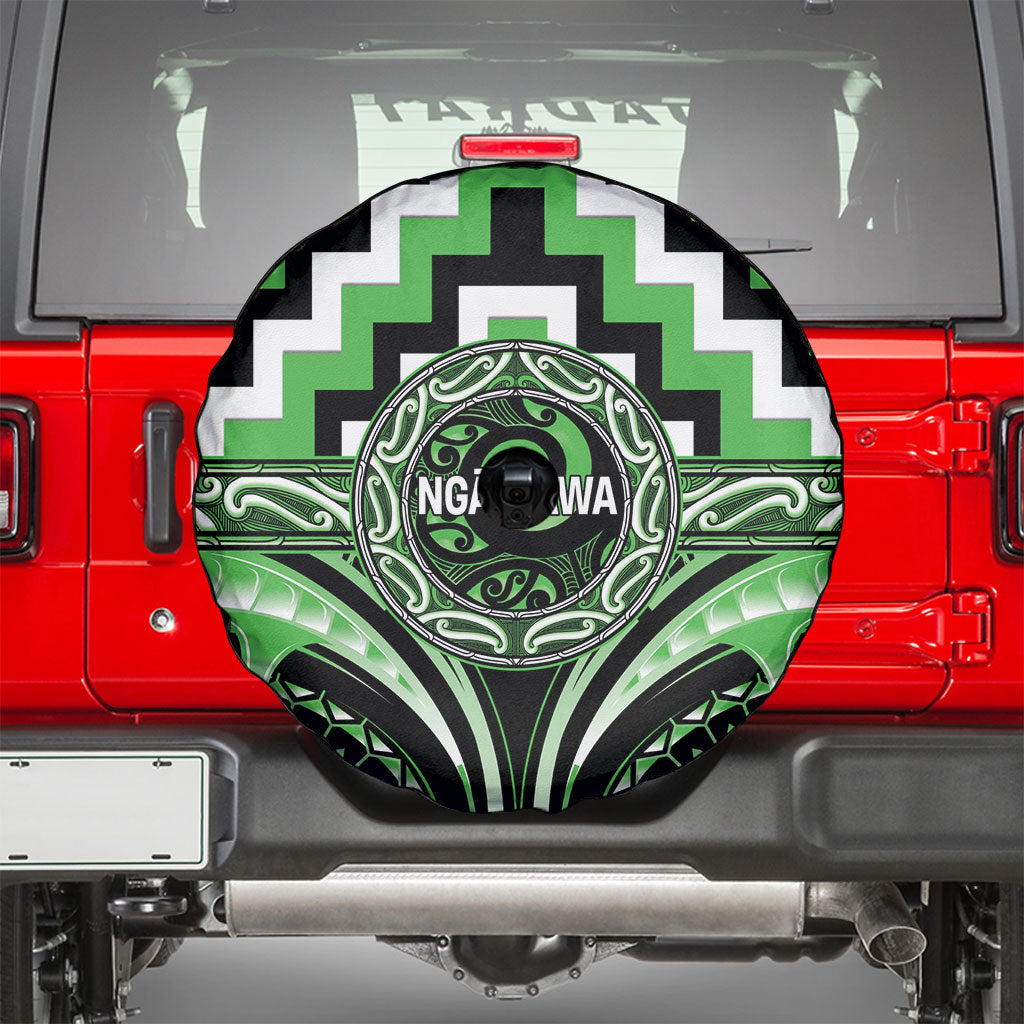 Aotearoa Ngati Awa Spare Tire Cover Maori Iwi Poutama Puhoro Tattoo