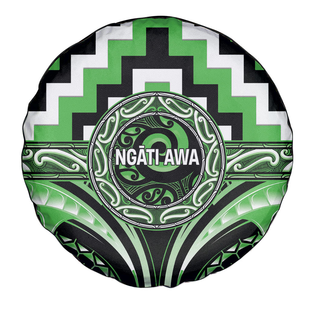 Aotearoa Ngati Awa Spare Tire Cover Maori Iwi Poutama Puhoro Tattoo