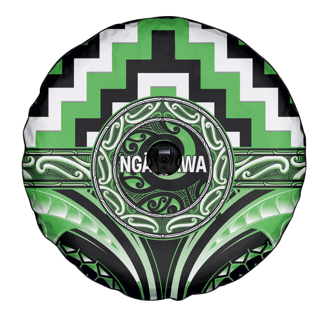 Aotearoa Ngati Awa Spare Tire Cover Maori Iwi Poutama Puhoro Tattoo