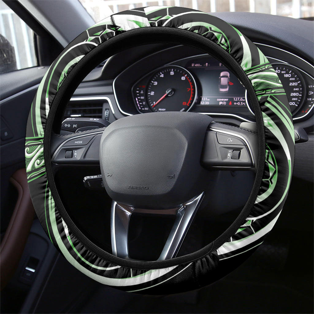 Aotearoa Ngati Awa Steering Wheel Cover Maori Iwi Poutama Puhoro Tattoo