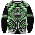 Aotearoa Ngati Awa Personalised Sweatshirt Maori Iwi Poutama Puhoro Tattoo