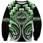 Aotearoa Ngati Awa Personalised Sweatshirt Maori Iwi Poutama Puhoro Tattoo