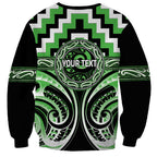 Aotearoa Ngati Awa Personalised Sweatshirt Maori Iwi Poutama Puhoro Tattoo
