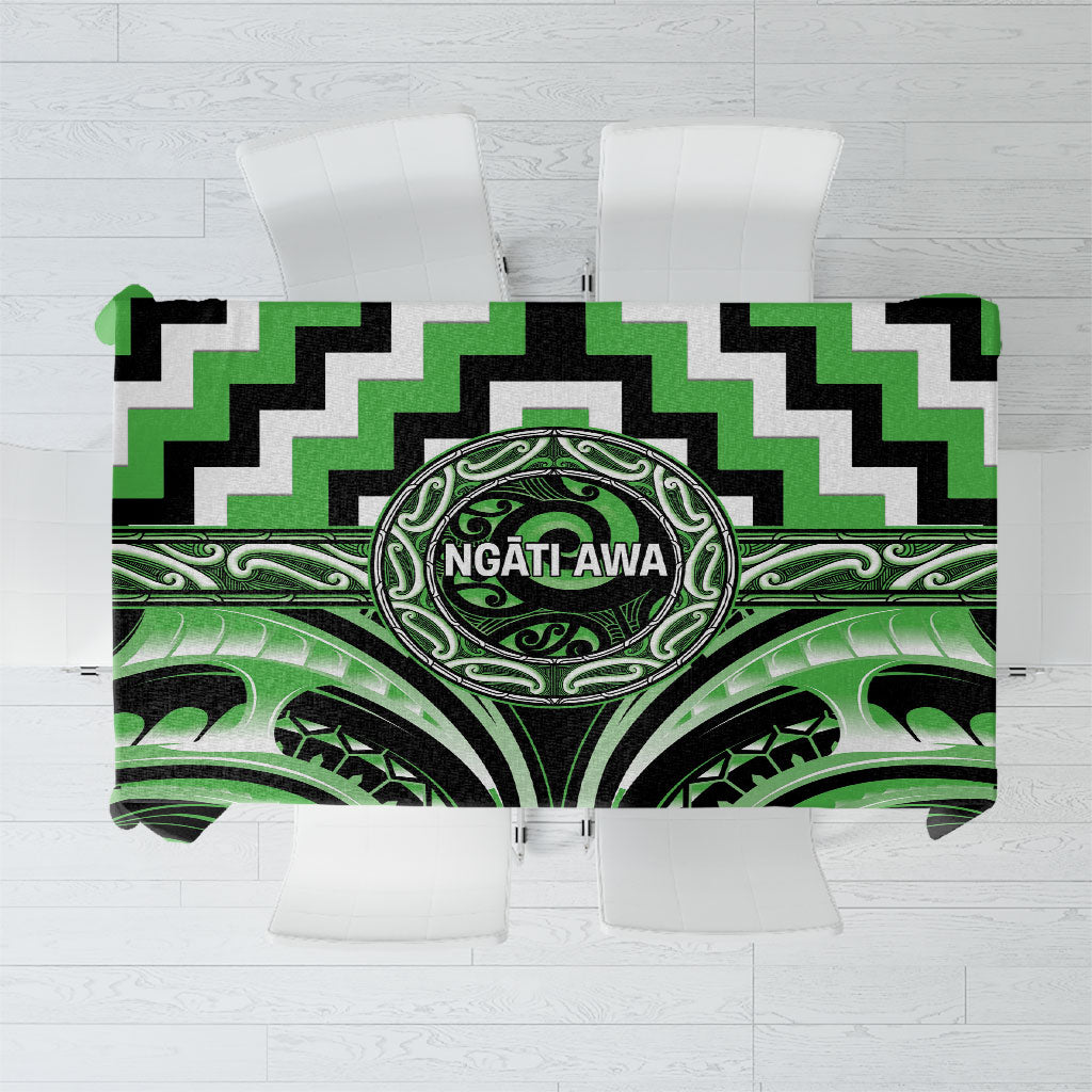 Aotearoa Ngati Awa Tablecloth Maori Iwi Poutama Puhoro Tattoo