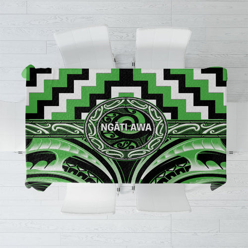 Aotearoa Ngati Awa Tablecloth Maori Iwi Poutama Puhoro Tattoo