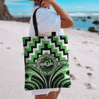 Aotearoa Ngati Awa Tote Bag Maori Iwi Poutama Puhoro Tattoo