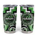 Aotearoa Ngati Awa Personalised Tumbler Cup Maori Iwi Poutama Puhoro Tattoo
