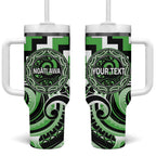 Aotearoa Ngati Awa Personalised Tumbler With Handle Maori Iwi Poutama Puhoro Tattoo