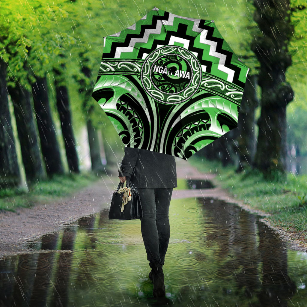 Aotearoa Ngati Awa Umbrella Maori Iwi Poutama Puhoro Tattoo