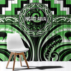 Aotearoa Ngati Awa Window Curtain Maori Iwi Poutama Puhoro Tattoo