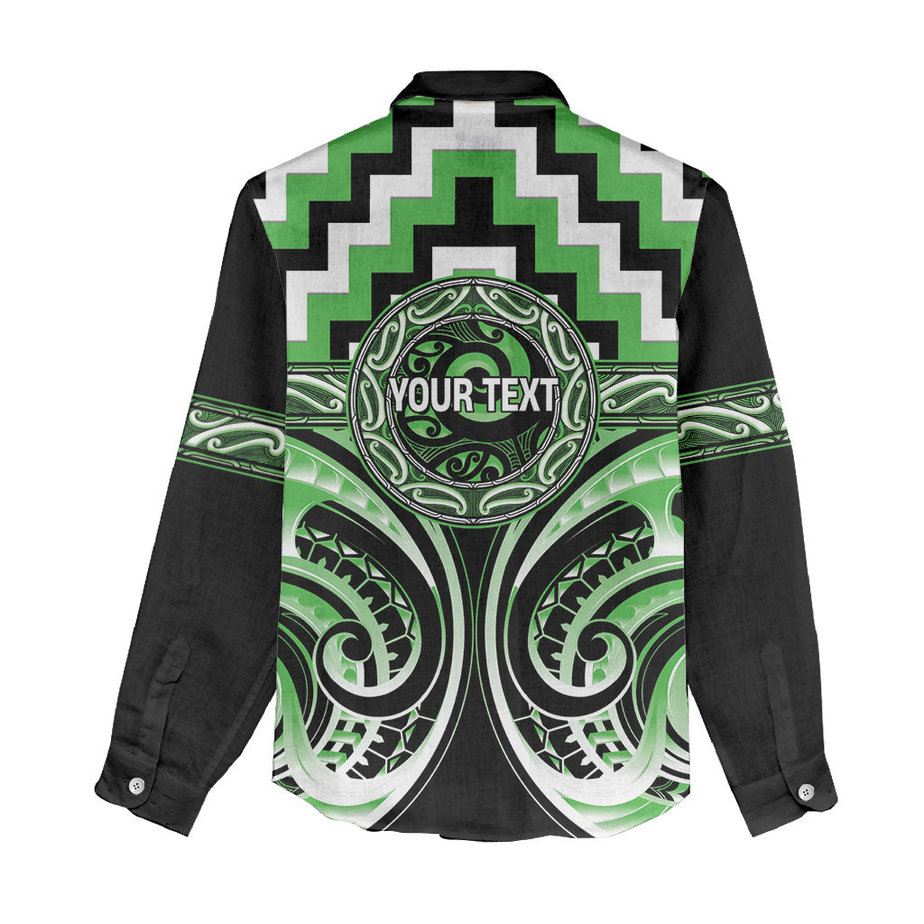 Aotearoa Ngati Awa Personalised Women Casual Shirt Maori Iwi Poutama Puhoro Tattoo