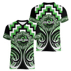 Aotearoa Ngati Awa Personalised Women V-Neck T-Shirt Maori Iwi Poutama Puhoro Tattoo