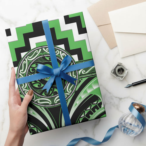 Aotearoa Ngati Awa Wrapping Paper Maori Iwi Poutama Puhoro Tattoo