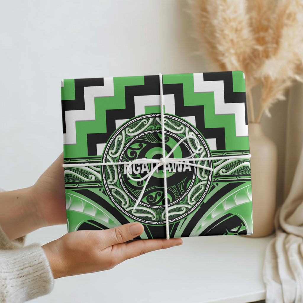 Aotearoa Ngati Awa Wrapping Paper Maori Iwi Poutama Puhoro Tattoo