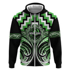 Aotearoa Ngati Awa Personalised Zip Hoodie Maori Iwi Poutama Puhoro Tattoo