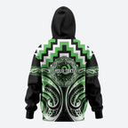 Aotearoa Ngati Awa Personalised Zip Hoodie Maori Iwi Poutama Puhoro Tattoo