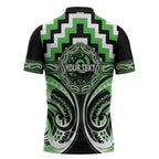 Aotearoa Ngati Awa Personalised Zipper Polo Shirt Maori Iwi Poutama Puhoro Tattoo