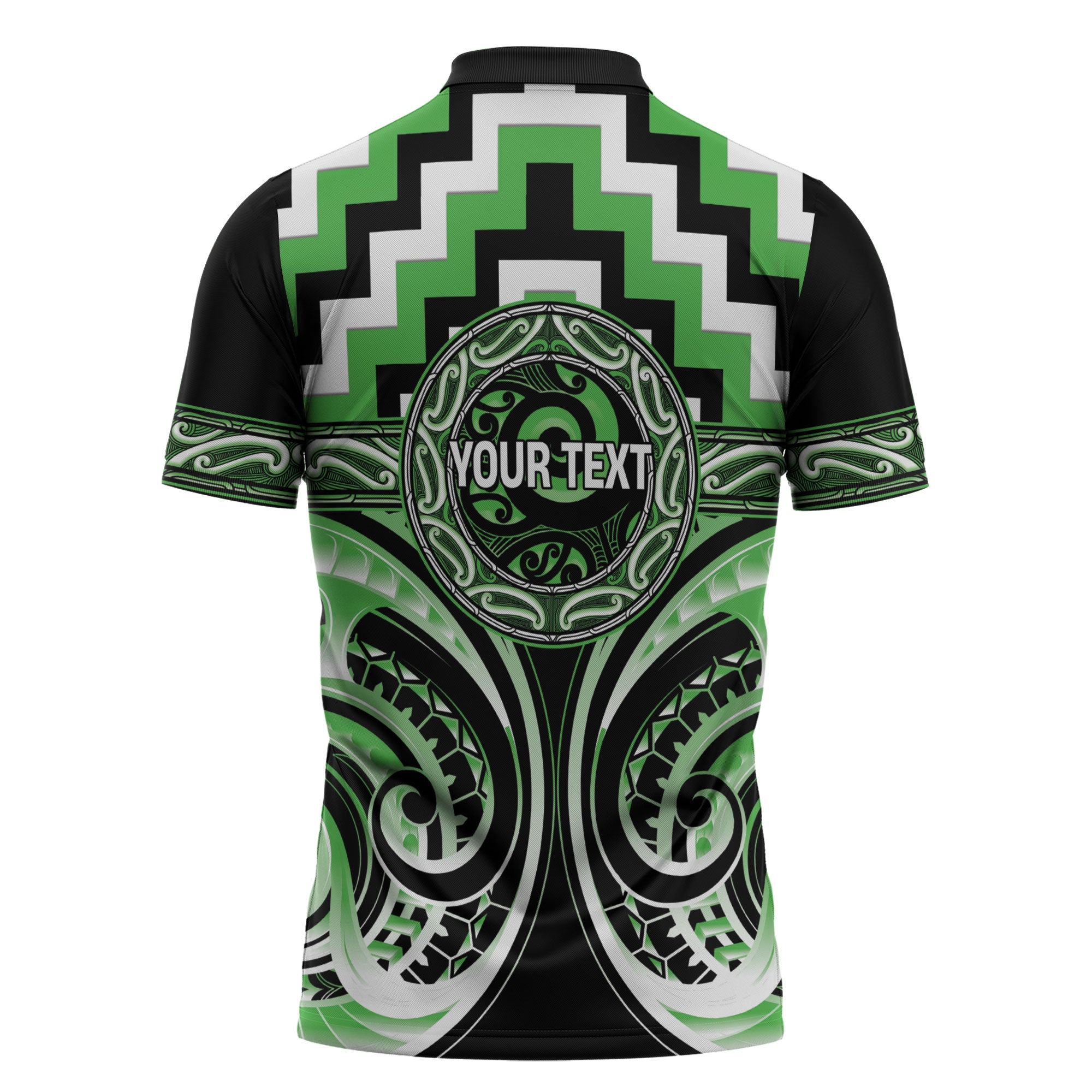 Aotearoa Ngati Awa Personalised Zipper Polo Shirt Maori Iwi Poutama Puhoro Tattoo