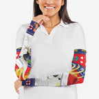 Sulphur-crested Cockatoo Australia Christmas Arm Sleeves Aussie Xmas Beach Vibes - Aussie Hoodie