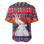 Sulphur-crested Cockatoo Australia Christmas Baseball Jersey Aussie Xmas Beach Vibes - Aussie Hoodie