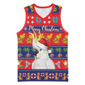 Sulphur-crested Cockatoo Australia Christmas Basketball Jersey Aussie Xmas Beach Vibes - Aussie Hoodie