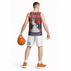 Sulphur-crested Cockatoo Australia Christmas Basketball Jersey Aussie Xmas Beach Vibes - Aussie Hoodie