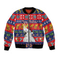 Sulphur-crested Cockatoo Australia Christmas Bomber Jacket Aussie Xmas Beach Vibes - Aussie Hoodie