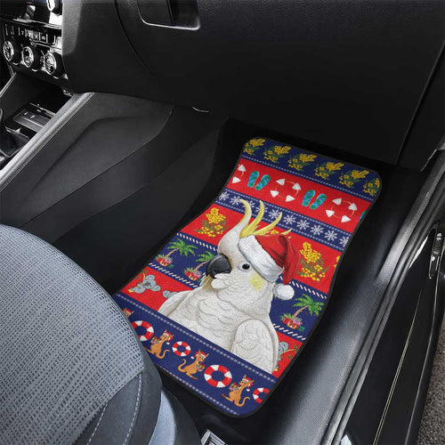 Sulphur-crested Cockatoo Australia Christmas Car Mats Aussie Xmas Beach Vibes - Aussie Hoodie