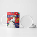 Sulphur-crested Cockatoo Australia Christmas Ceramic Mug Aussie Xmas Beach Vibes - Aussie Hoodie