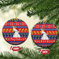 Sulphur-crested Cockatoo Australia Christmas Ceramic Ornament Aussie Xmas Beach Vibes - Aussie Hoodie