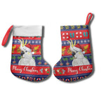 Sulphur-crested Cockatoo Australia Christmas Stocking Aussie Xmas Beach Vibes - Aussie Hoodie