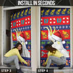 Sulphur-crested Cockatoo Australia Christmas Door Cover Aussie Xmas Beach Vibes - Aussie Hoodie