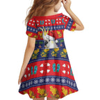 Sulphur-crested Cockatoo Australia Christmas Family Matching Mermaid Dress and Hawaiian Shirt Aussie Xmas Beach Vibes - Aussie Hoodie