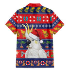 Sulphur-crested Cockatoo Australia Christmas Family Matching Mermaid Dress and Hawaiian Shirt Aussie Xmas Beach Vibes - Aussie Hoodie