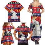 Sulphur-crested Cockatoo Australia Christmas Family Matching Summer Maxi Dress and Hawaiian Shirt Aussie Xmas Beach Vibes - Aussie Hoodie