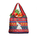 Sulphur-crested Cockatoo Australia Christmas Grocery Bag Aussie Xmas Beach Vibes - Aussie Hoodie
