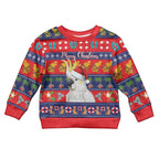 Sulphur-crested Cockatoo Australia Christmas Kid Ugly Christmas Sweater Aussie Xmas Beach Vibes - Aussie Hoodie