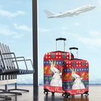 Sulphur-crested Cockatoo Australia Christmas Luggage Cover Aussie Xmas Beach Vibes - Aussie Hoodie