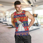 Sulphur-crested Cockatoo Australia Christmas Men Tank Top Aussie Xmas Beach Vibes - Aussie Hoodie