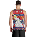 Sulphur-crested Cockatoo Australia Christmas Men Tank Top Aussie Xmas Beach Vibes - Aussie Hoodie