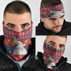 Sulphur-crested Cockatoo Australia Christmas Neck Gaiter Aussie Xmas Beach Vibes - Aussie Hoodie