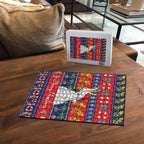 Sulphur-crested Cockatoo Australia Christmas Puzzle Aussie Xmas Beach Vibes - Aussie Hoodie