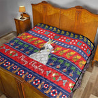 Sulphur-crested Cockatoo Australia Christmas Quilt Aussie Xmas Beach Vibes - Aussie Hoodie