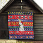 Sulphur-crested Cockatoo Australia Christmas Quilt Aussie Xmas Beach Vibes - Aussie Hoodie