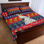 Sulphur-crested Cockatoo Australia Christmas Quilt Bed Set Aussie Xmas Beach Vibes - Aussie Hoodie