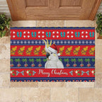 Sulphur-crested Cockatoo Australia Christmas Rubber Doormat Aussie Xmas Beach Vibes - Aussie Hoodie