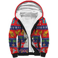 Sulphur-crested Cockatoo Australia Christmas Sherpa Hoodie Aussie Xmas Beach Vibes - Aussie Hoodie