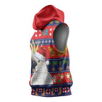 Sulphur-crested Cockatoo Australia Christmas Sleeveless Hoodie Aussie Xmas Beach Vibes - Aussie Hoodie